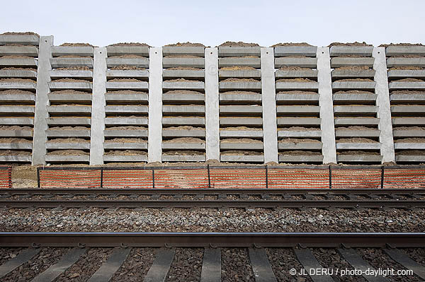 chantier pour le RER en Brabant wallon